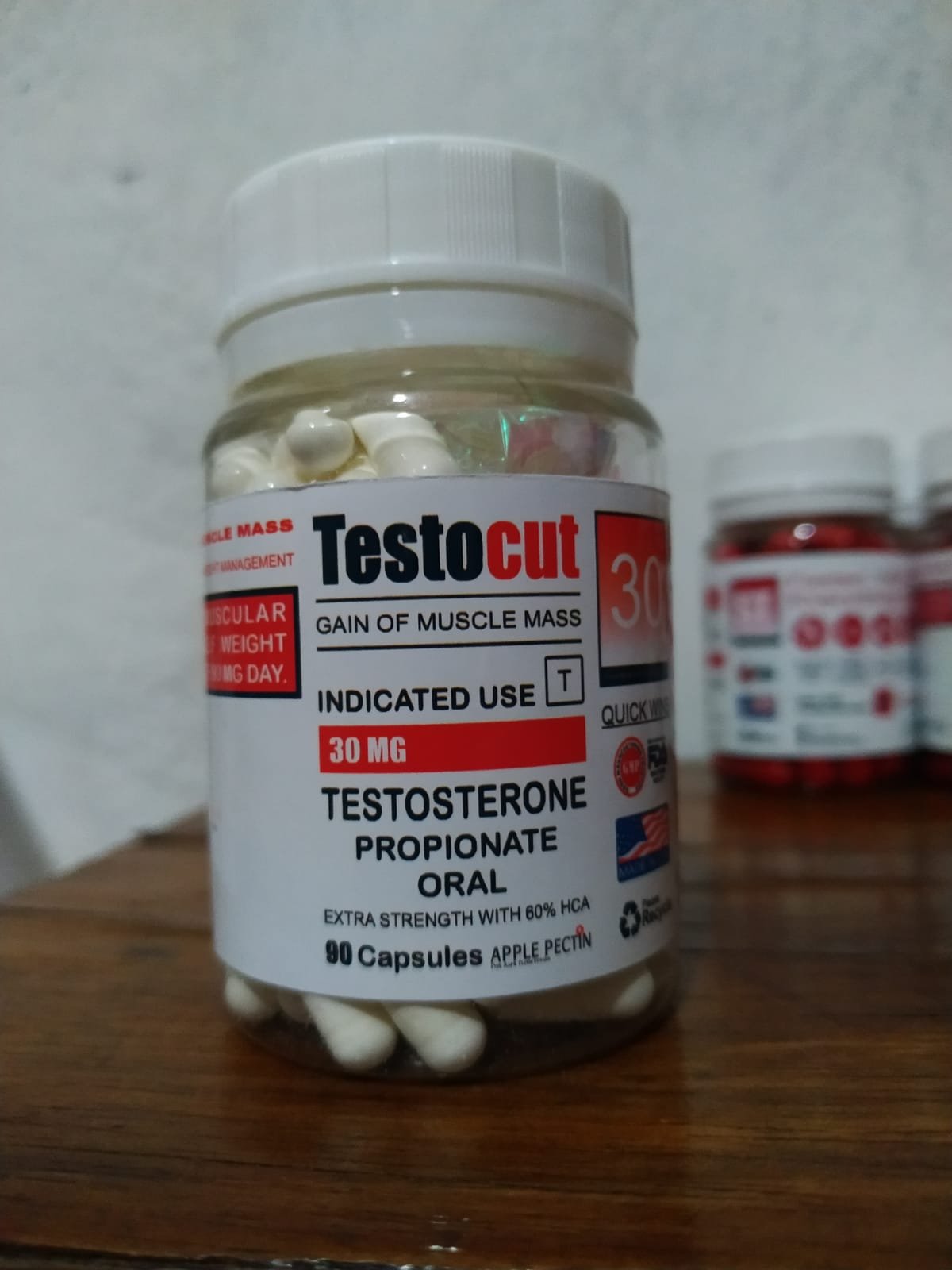 PROPIONATO DE TESTOSTERONA 90CP/30MG – EURO VITAMINS