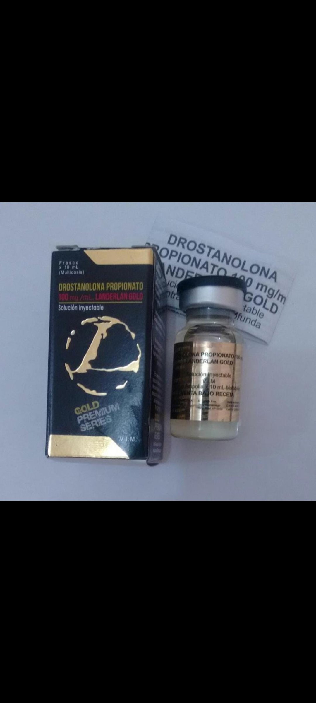  MASTERON PROPIONATO 10ML 100MG LANDER GOLD Venda De Anabolizantes 
